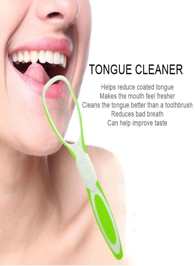 Skab® Plastic Tongue Cleaner/Tongue Scraper for Healthy Oral Care and Adults Kids, Easy to Use, Help Fight Bad Breath Travel Friendly (Set Of 1, Random Color) - Image 2